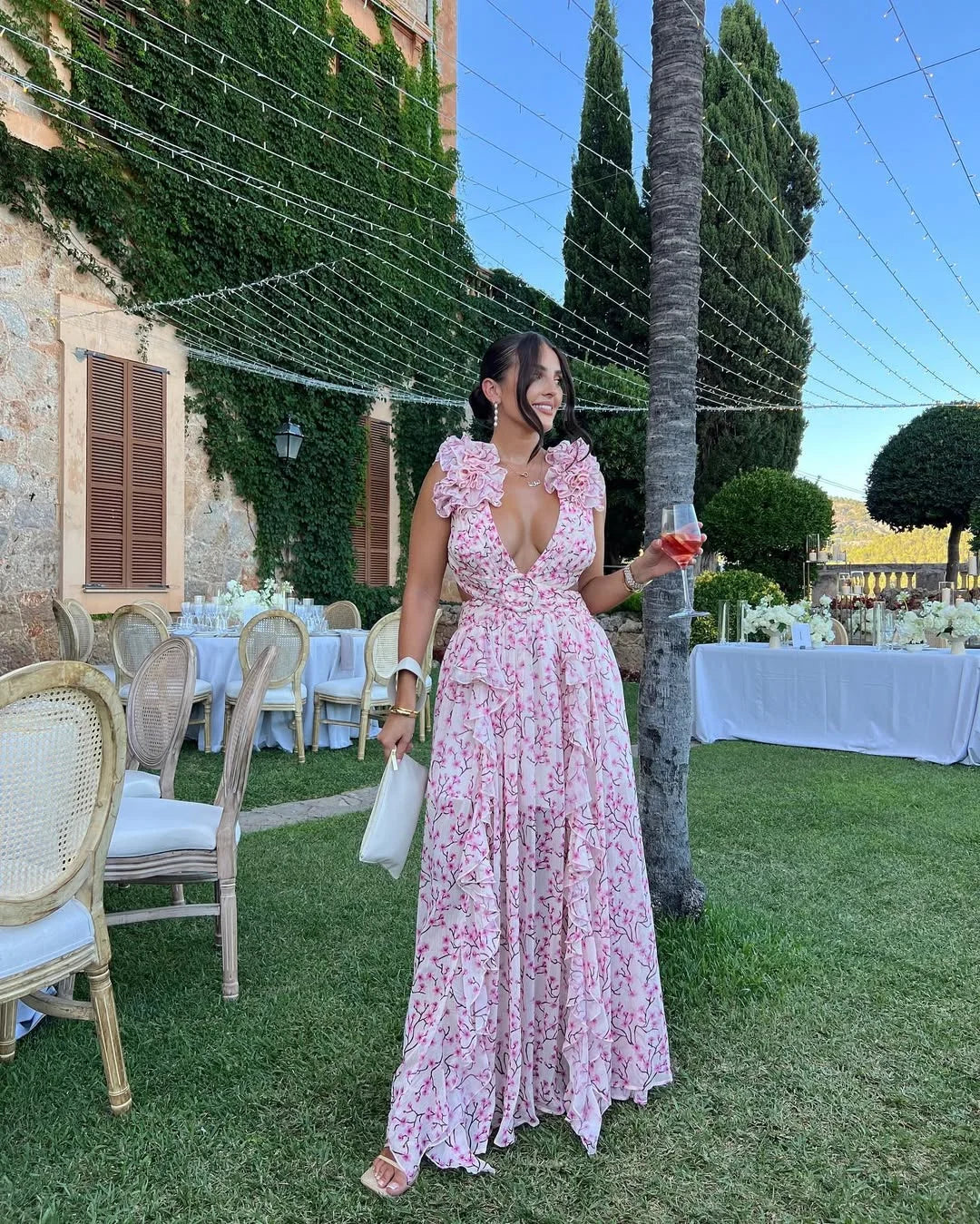 Luna Floral Dress | Lightweight, Sleeveless Wedding Guest Dress 8