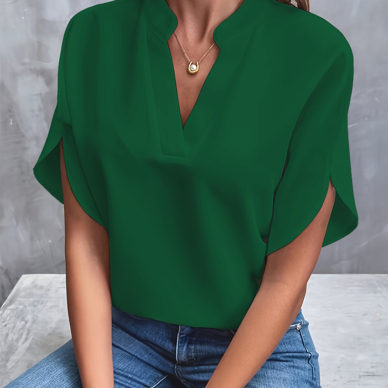 Viva Women's Blouse | Elegant Cut, Soft Fabric, Versatile Design 15