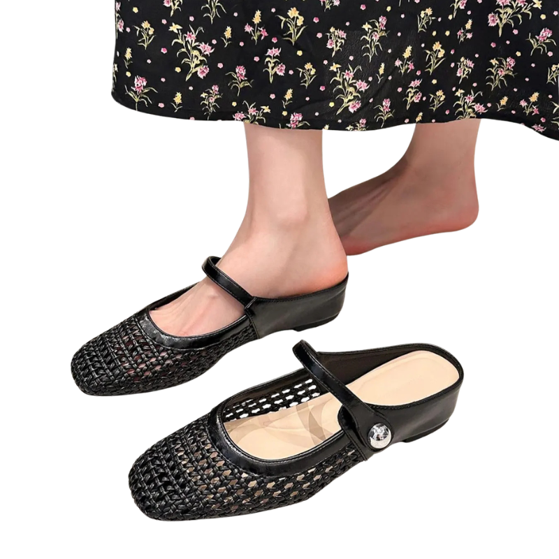 Aisley Women's Flats | Breathable Woven Design, Casual Style 3