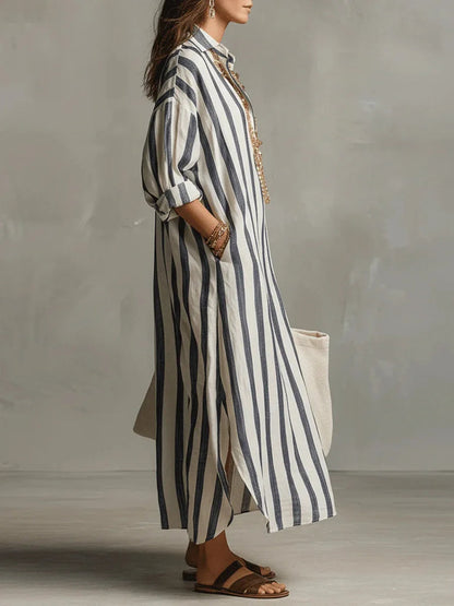 Amani Womens Dress | Lightweight Linen, Relaxed Fit Summer Dress 1