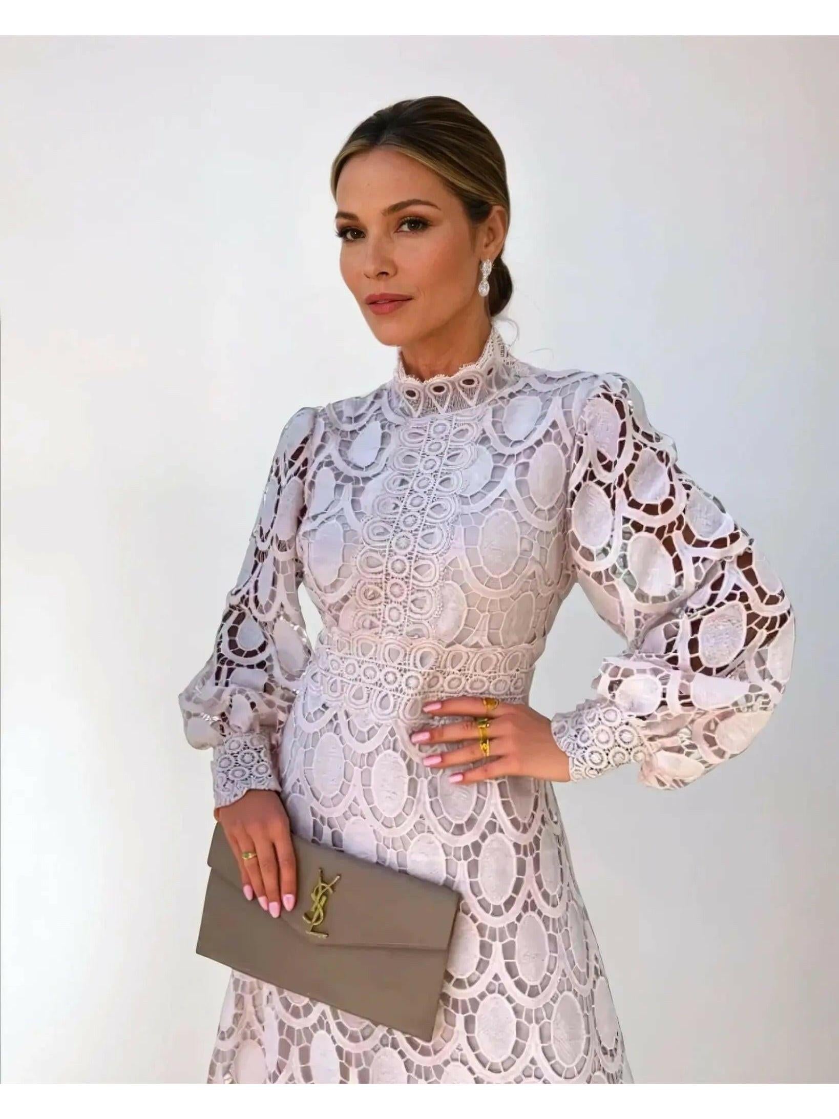 Amara Long Dress | Elegant Lace Design, Tailored Fit for Women 0