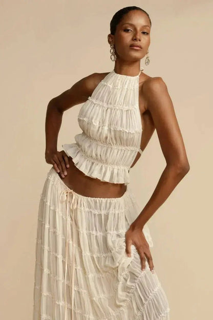 Ami Two-Piece Set | Organic Breathable Summer Wear for Women 0