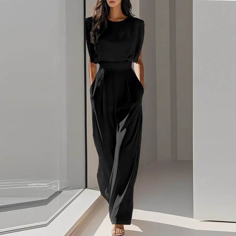 Amina Jumpsuit | Sleeveless, High Waist, Straight-Leg for Women 1
