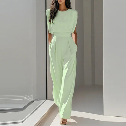 Amina Jumpsuit | Sleeveless, High Waist, Straight-Leg for Women 3