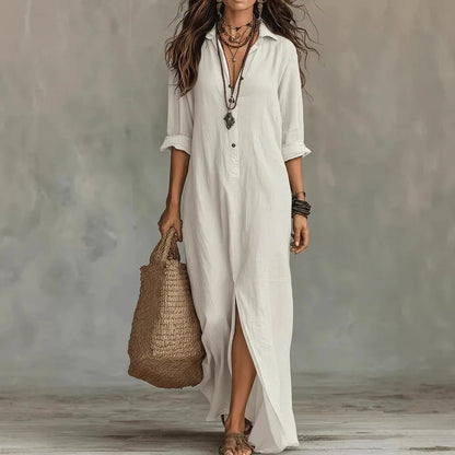 Ava Maxi Dress | Soft Cotton, Ankle-Length Summer Dress for Women 0