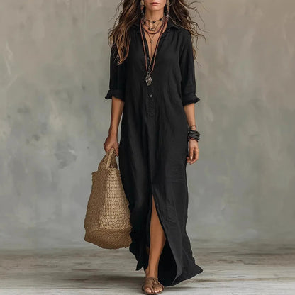Ava Maxi Dress | Soft Cotton, Ankle-Length Summer Dress for Women 1