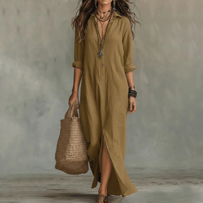 Ava Maxi Dress | Soft Cotton, Ankle-Length Summer Dress for Women 4