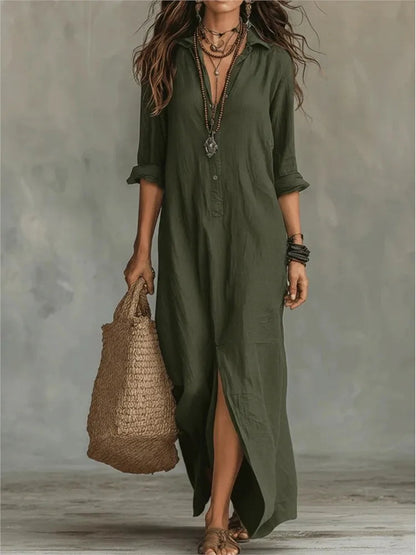 Ava Maxi Dress | Soft Cotton, Ankle-Length Summer Dress for Women 5