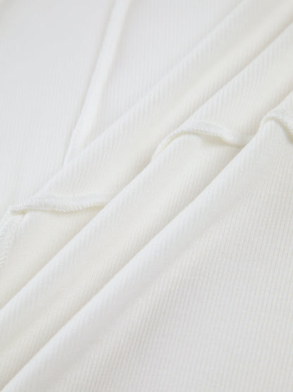 Bexley Long Sleeve Shirt | Ribbed Slim Fit, Crew Neck for Women 3
