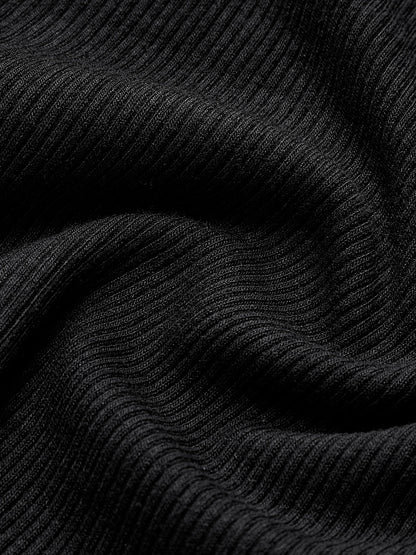 Bexley Long Sleeve Shirt | Ribbed Slim Fit, Crew Neck for Women 6