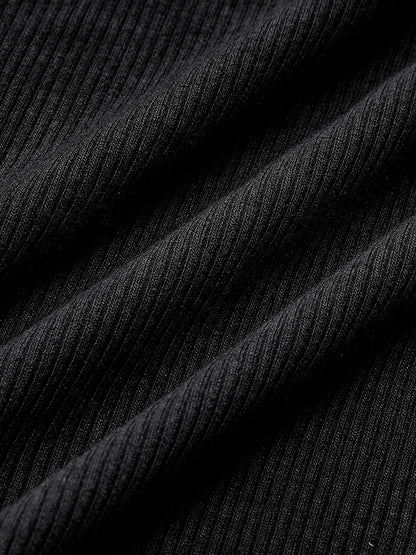 Bexley Long Sleeve Shirt | Ribbed Slim Fit, Crew Neck for Women 7