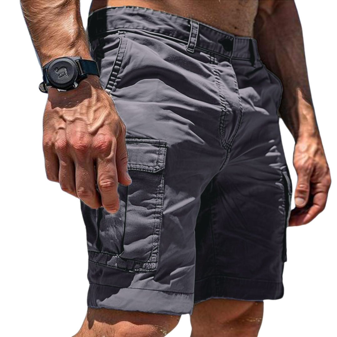 Caden Men's Cargo Shorts | Structured Fit, Functional Pockets 0