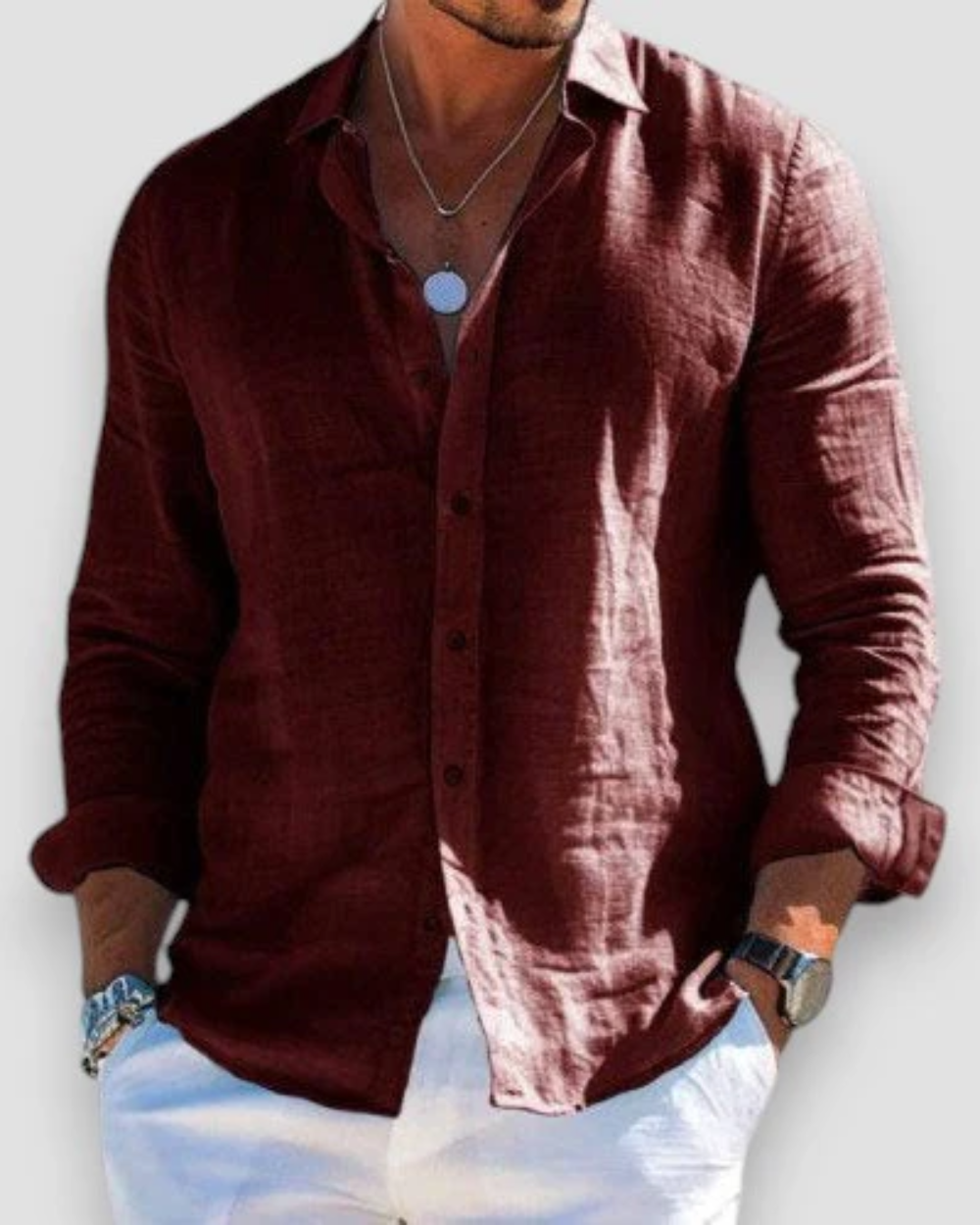 Cobalt Men's Shirt | Premium Breathable Fabric, Tailored Fit 9