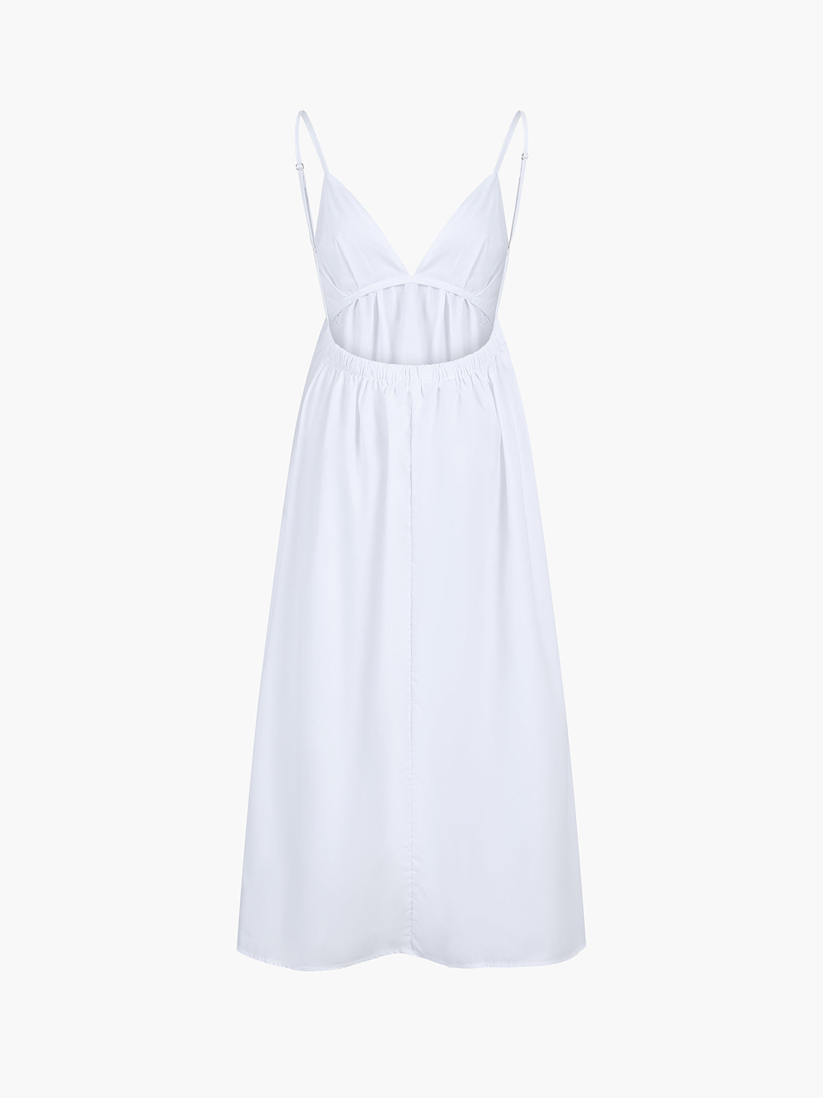 Cora Midi Dress | 100% Cotton, Sleeveless V-Neck Summer Dress 5