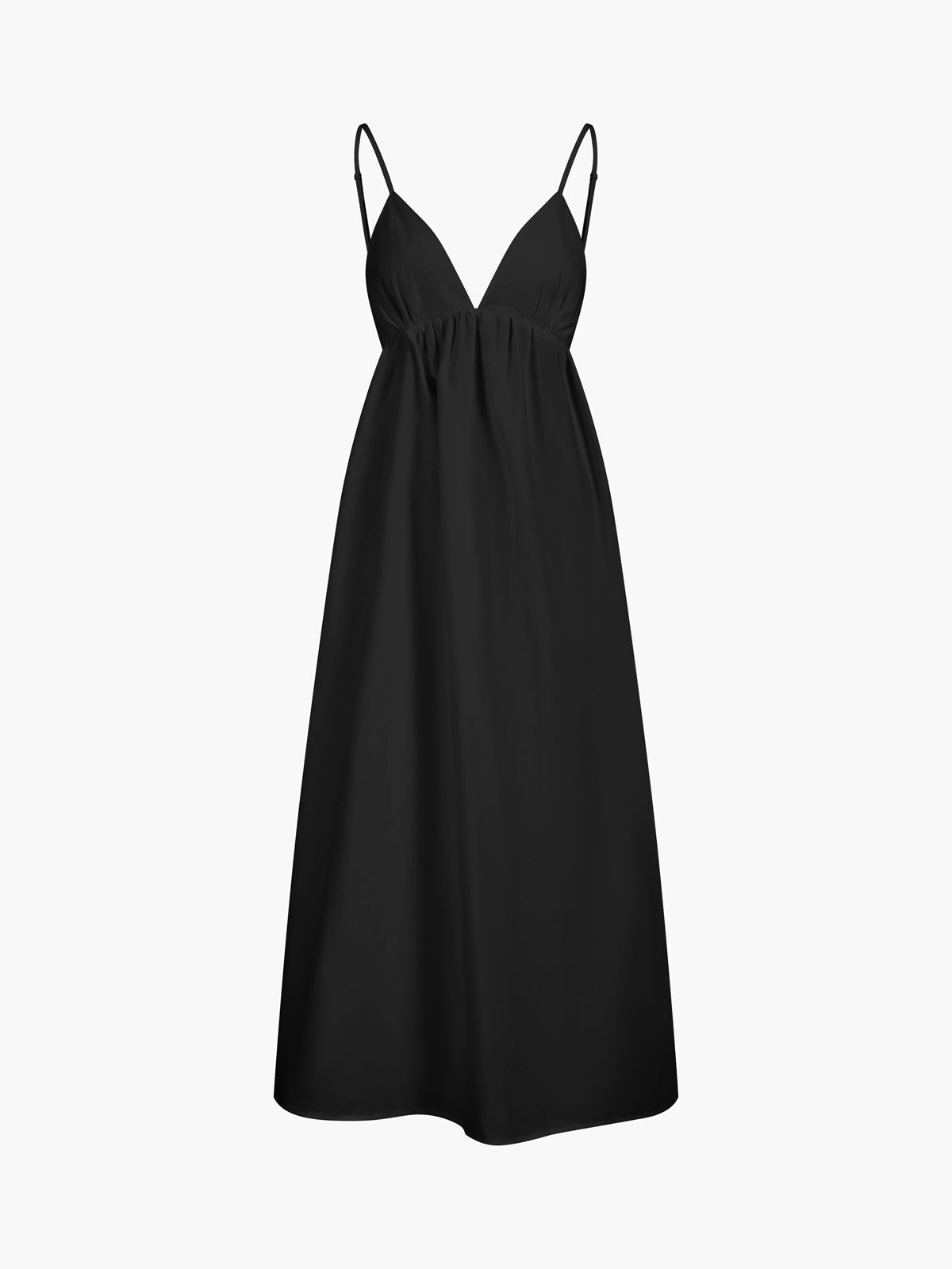 Cora Midi Dress | 100% Cotton, Sleeveless V-Neck Summer Dress 7