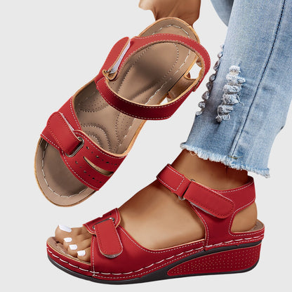 Crisp Flat Sandals for Women | Supportive Comfort Design, Stretchable Fit 0