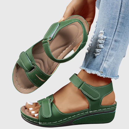 Crisp Flat Sandals for Women | Supportive Comfort Design, Stretchable Fit 1