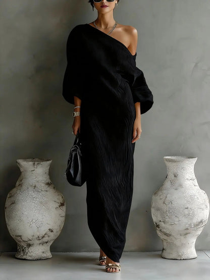 Daisy One Shoulder Dress | Textured Linen, Asymmetrical Hem, Summer Style 6