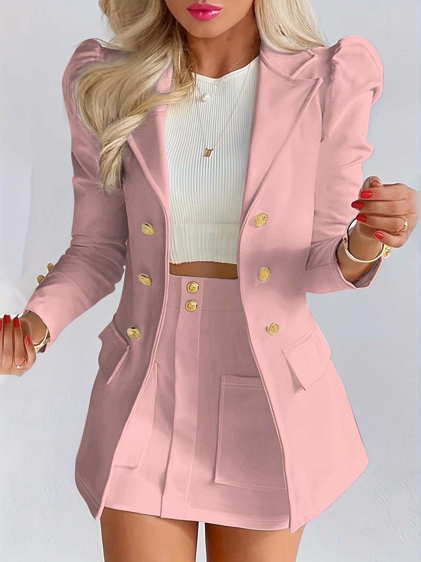 Elara Women's Set | Tailored Two-Piece Design, Elegant Silhouette 5