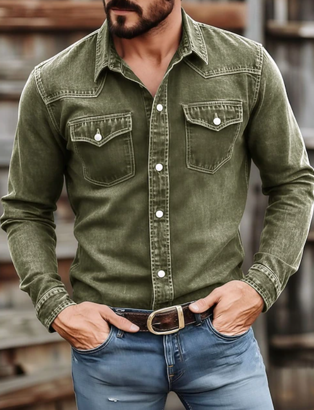 Grayson Men's Dress Shirt | Lightweight, Button-Up, Long Sleeve, Modern Fit 3