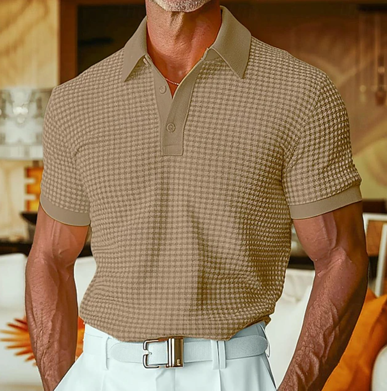 Hugo Men's Shirt | Soft Waffle Fabric, Relaxed Fit 1