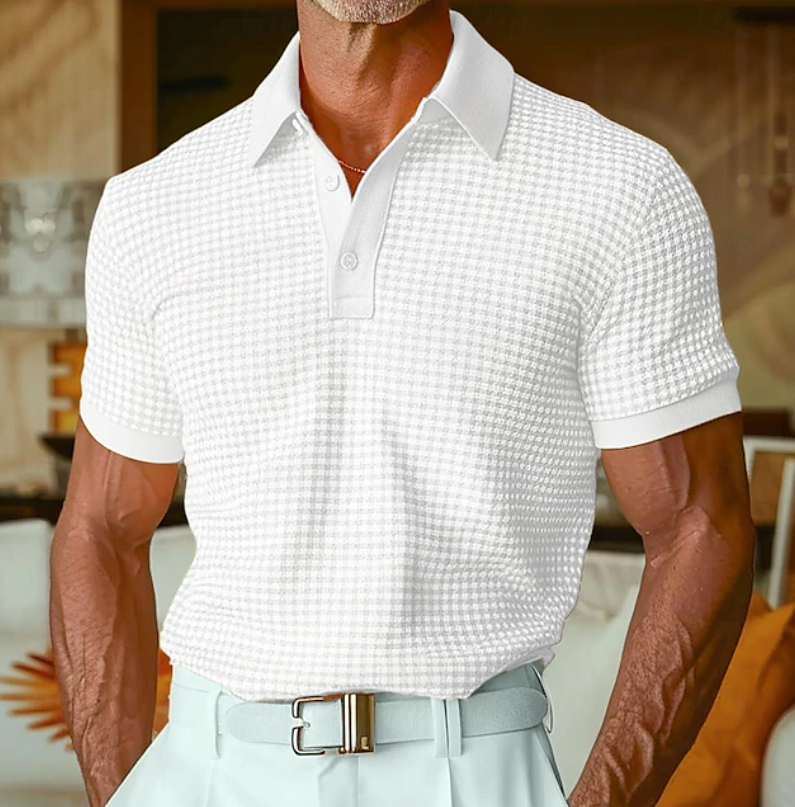 Hugo Men's Shirt | Soft Waffle Fabric, Relaxed Fit 2