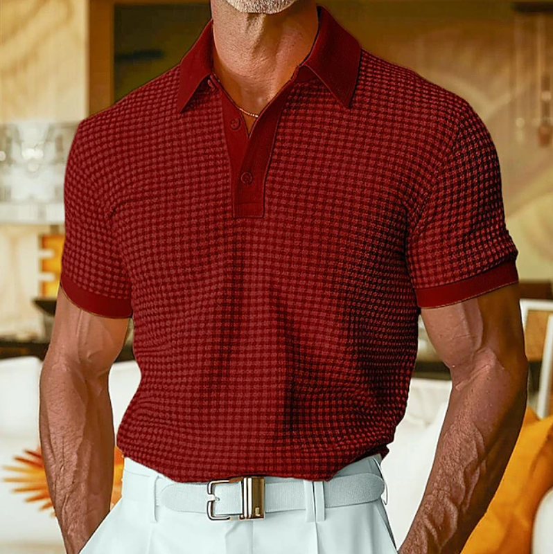 Hugo Men's Shirt | Soft Waffle Fabric, Relaxed Fit 6