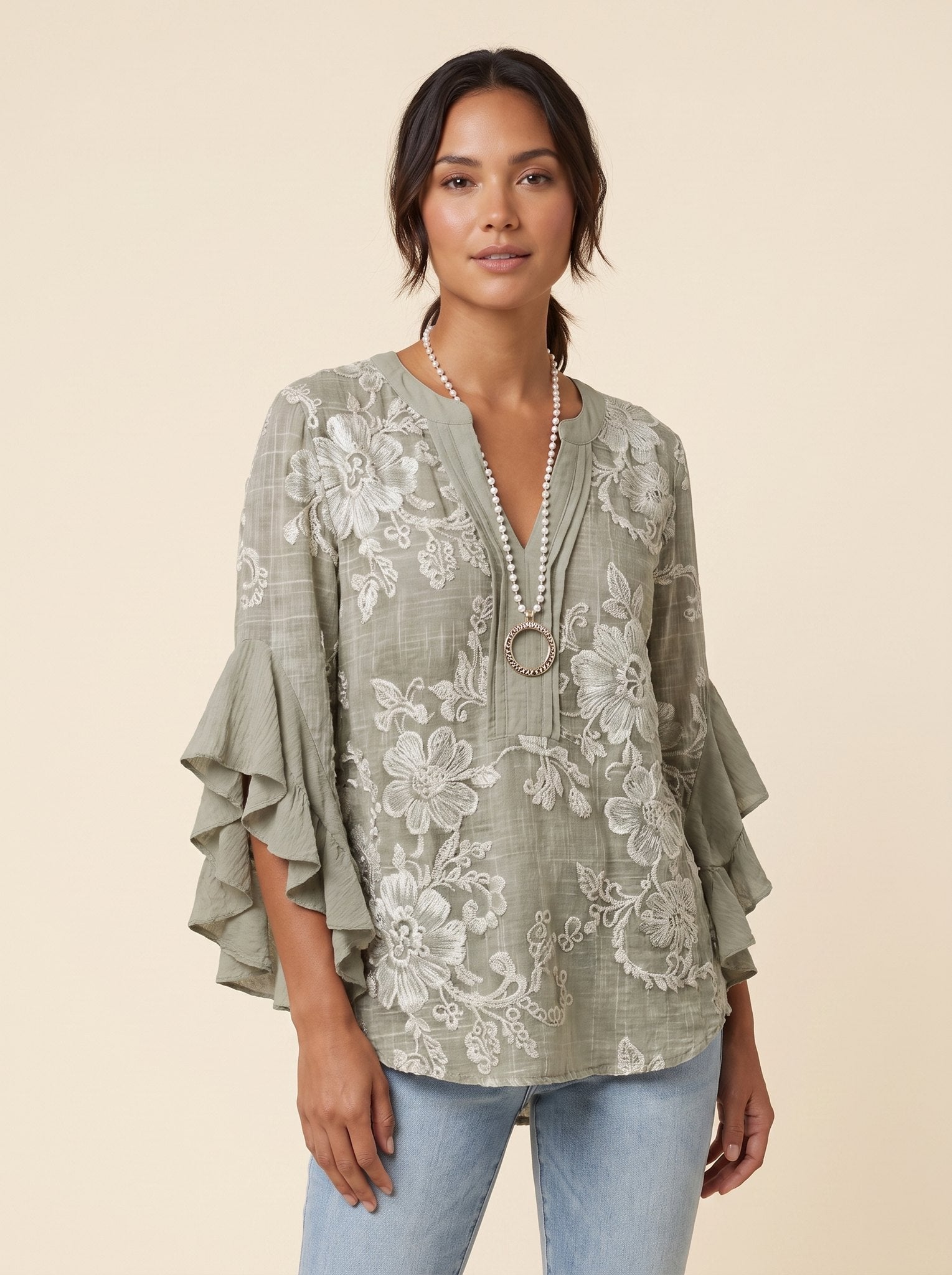 Isla Floral Blouse | Lightweight, Breathable Summer Top for Women 3