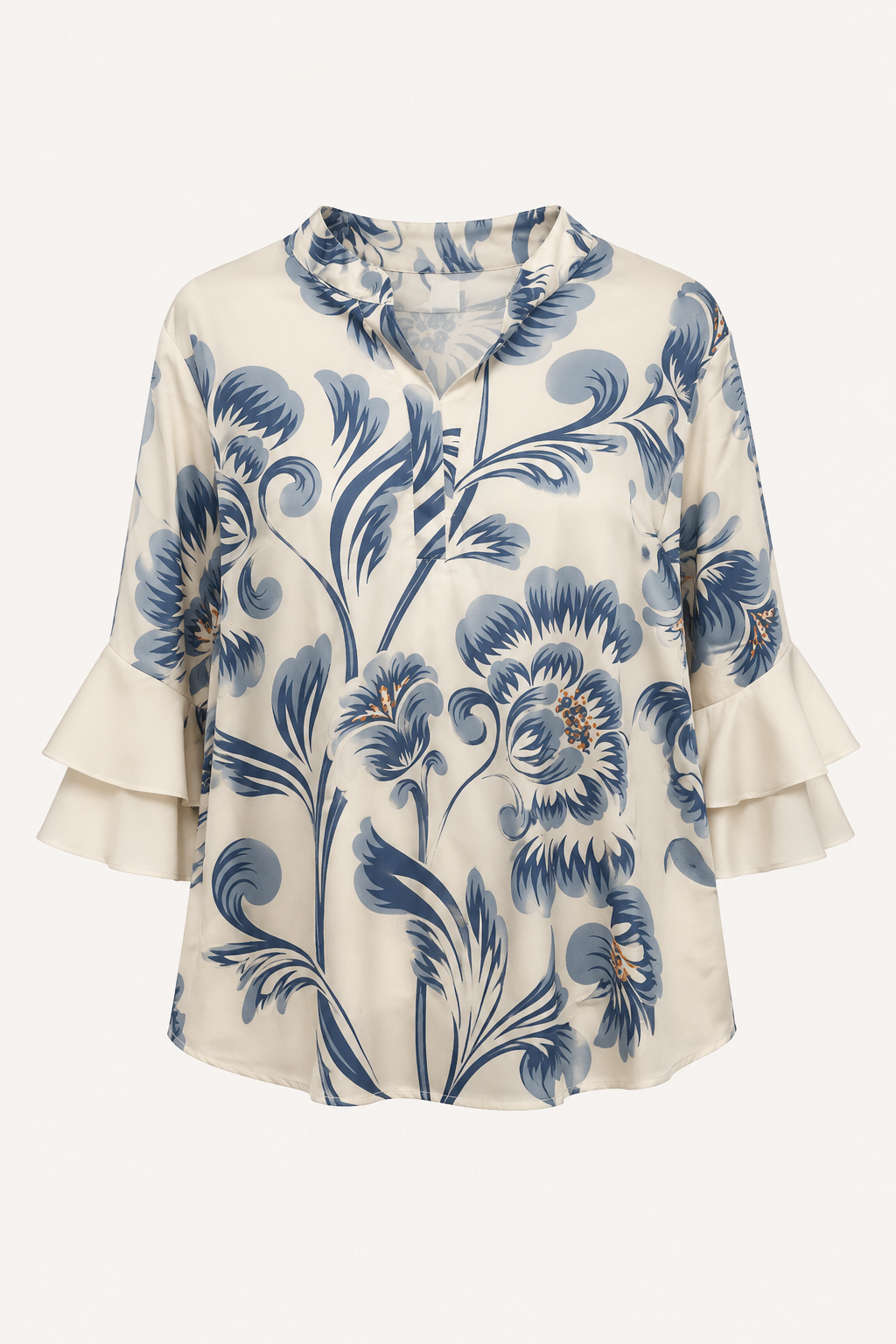 Jade Women's Blouse | Elegant Patchwork Design, Soft Breathable Fabric 0