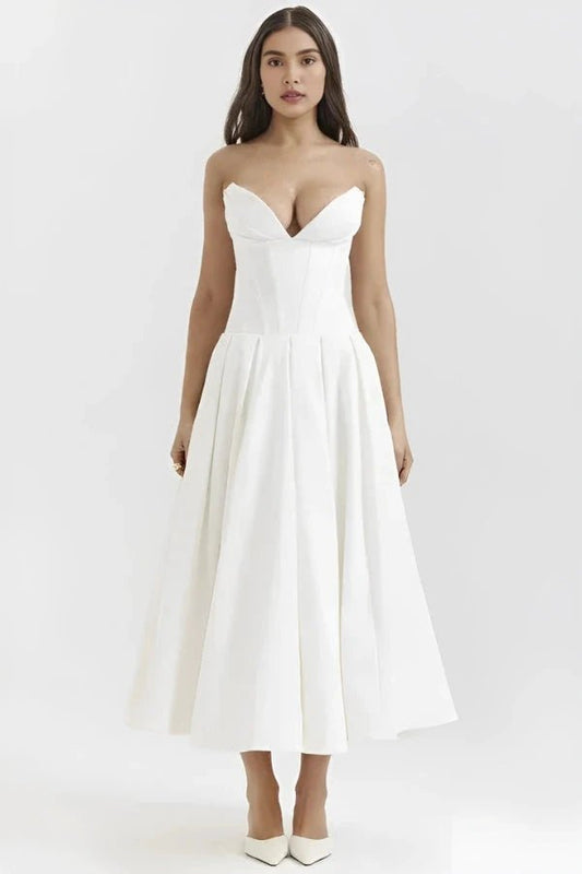 Laarni Maxi Dress | Sculpted Bodice, Voluminous Skirt, Elegant for Special Occasions 0
