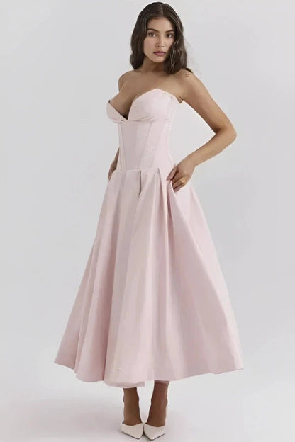 Laarni Maxi Dress | Sculpted Bodice, Voluminous Skirt, Elegant for Special Occasions 11