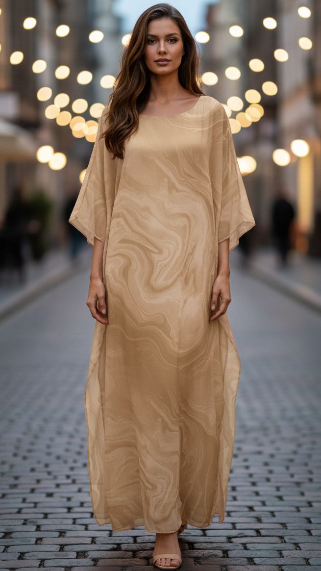 Lara Evening Dress | Elegant Chiffon Maxi for Formal Events 0