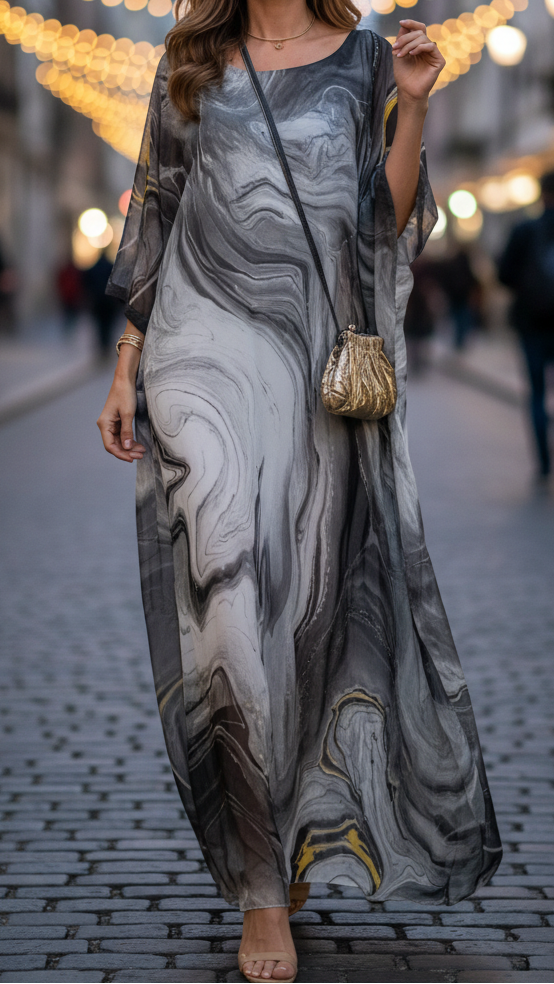 Lara Evening Dress | Elegant Chiffon Maxi for Formal Events 4