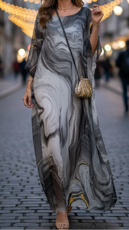 Lara Evening Dress | Elegant Chiffon Maxi for Formal Events 4