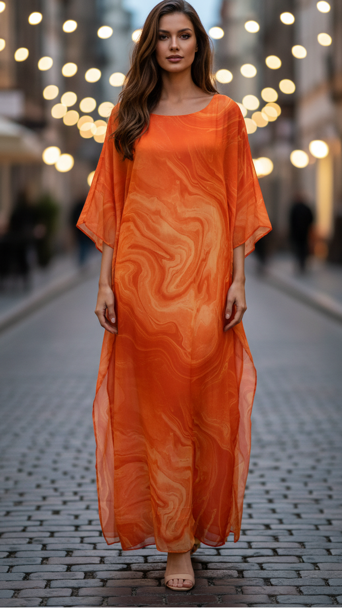 Lara Evening Dress | Elegant Chiffon Maxi for Formal Events 6