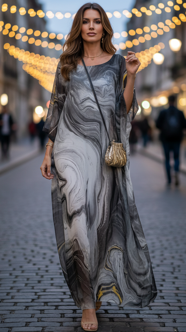 Lara Evening Dress | Elegant Chiffon Maxi for Formal Events 7