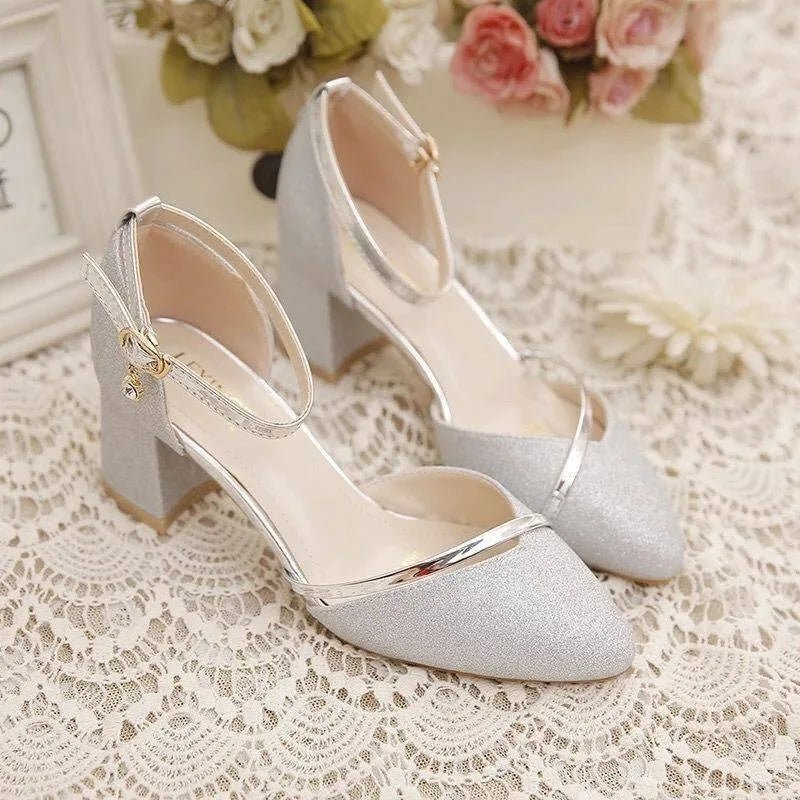 Liora Block Heel Shoes | Elegant Ankle Strap for Women 0