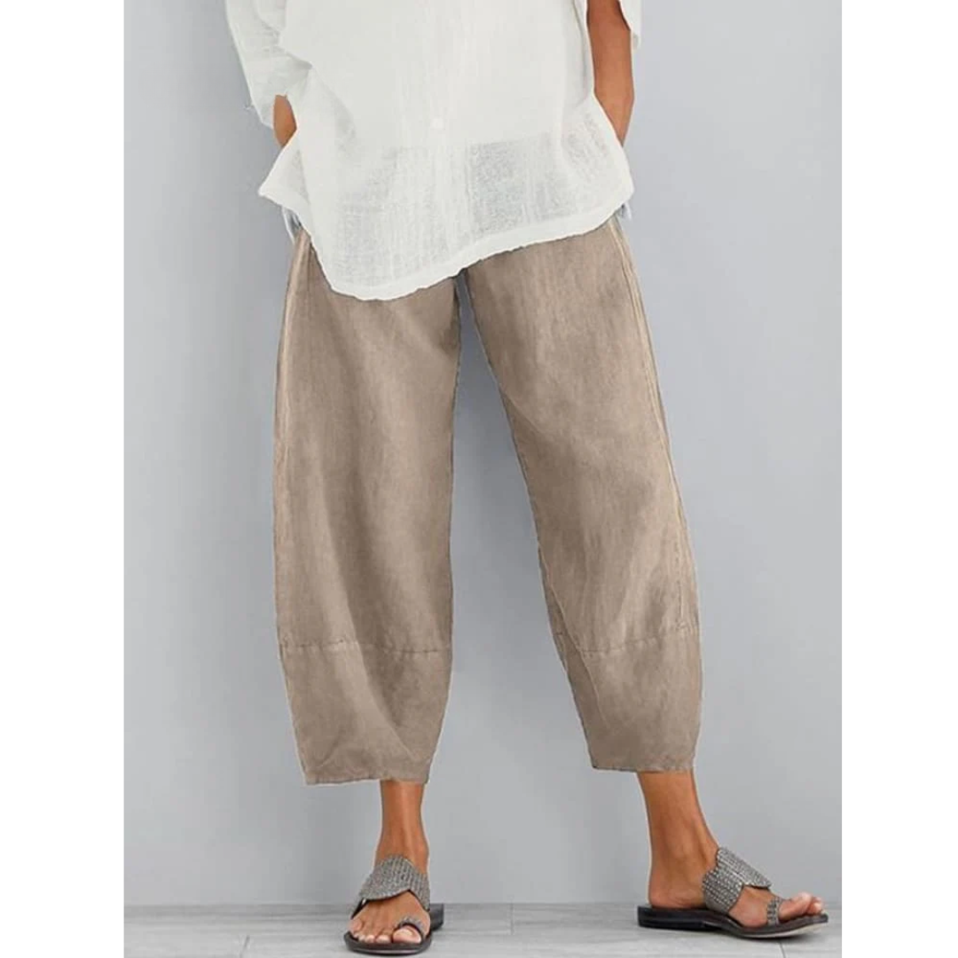 Liora Linen Pants | Comfortable, Wide Leg Design for Women 0