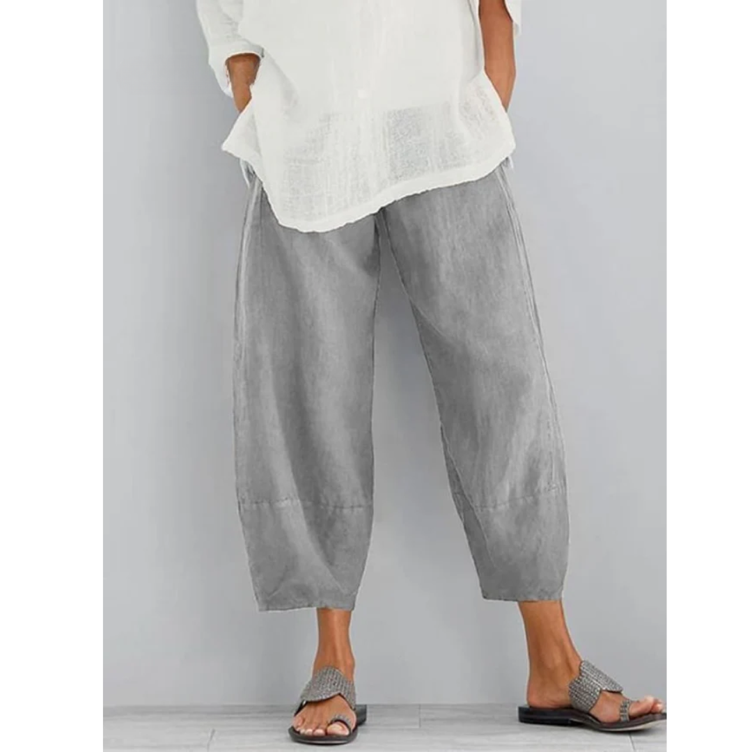 Liora Linen Pants | Comfortable, Wide Leg Design for Women 1