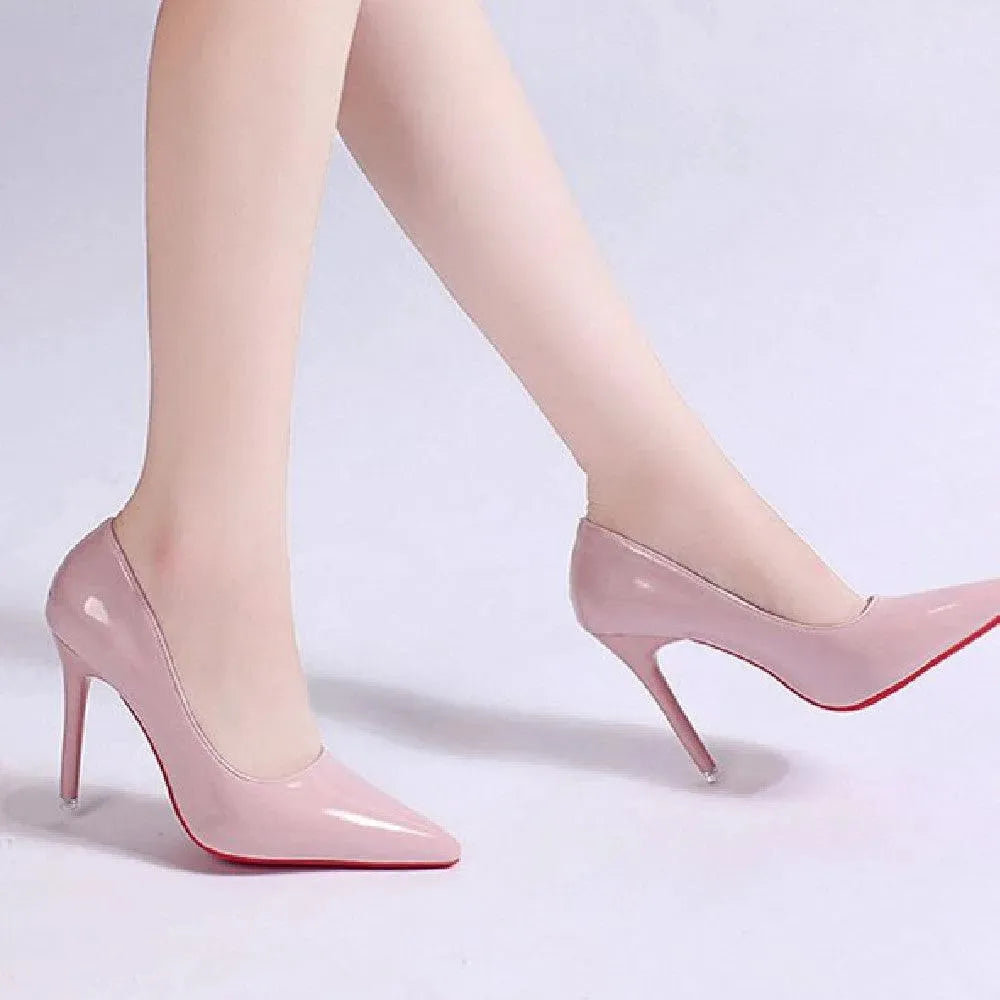 Luna Black Pumps | PU Upper, Stylish Stiletto Heels for Women 10