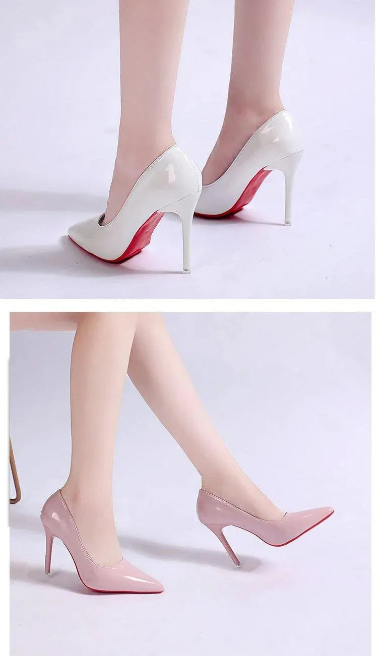 Luna Black Pumps | PU Upper, Stylish Stiletto Heels for Women 2