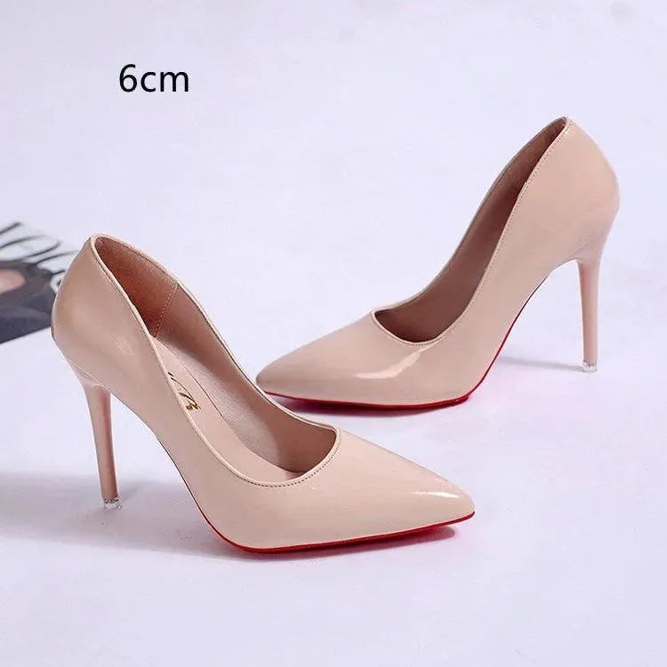 Luna Black Pumps | PU Upper, Stylish Stiletto Heels for Women 7