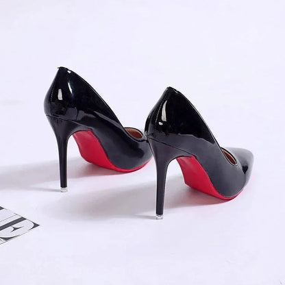 Luna Black Pumps | PU Upper, Stylish Stiletto Heels for Women 9