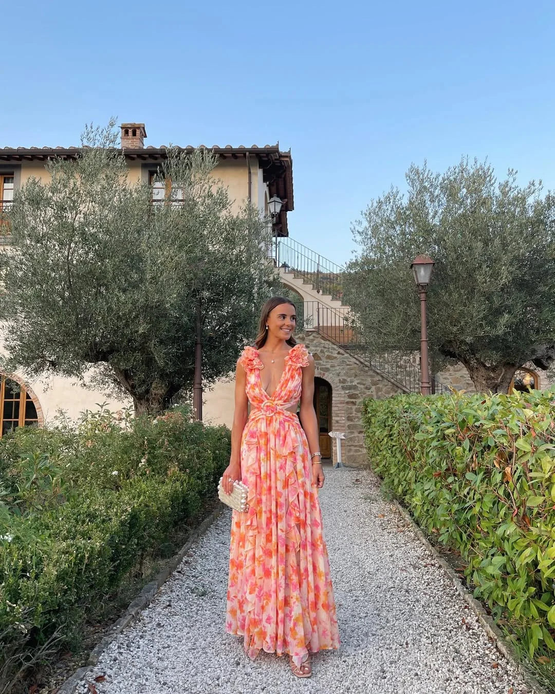 Luna Floral Dress | Lightweight, Sleeveless Wedding Guest Dress 1