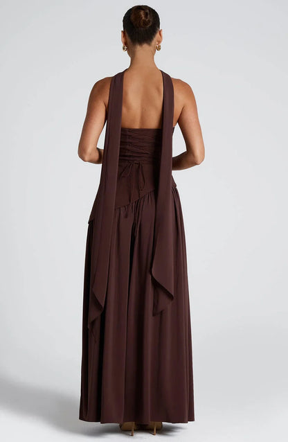Luxe Corset Dress | Strapless, High Slit Wedding Guest Dress 2