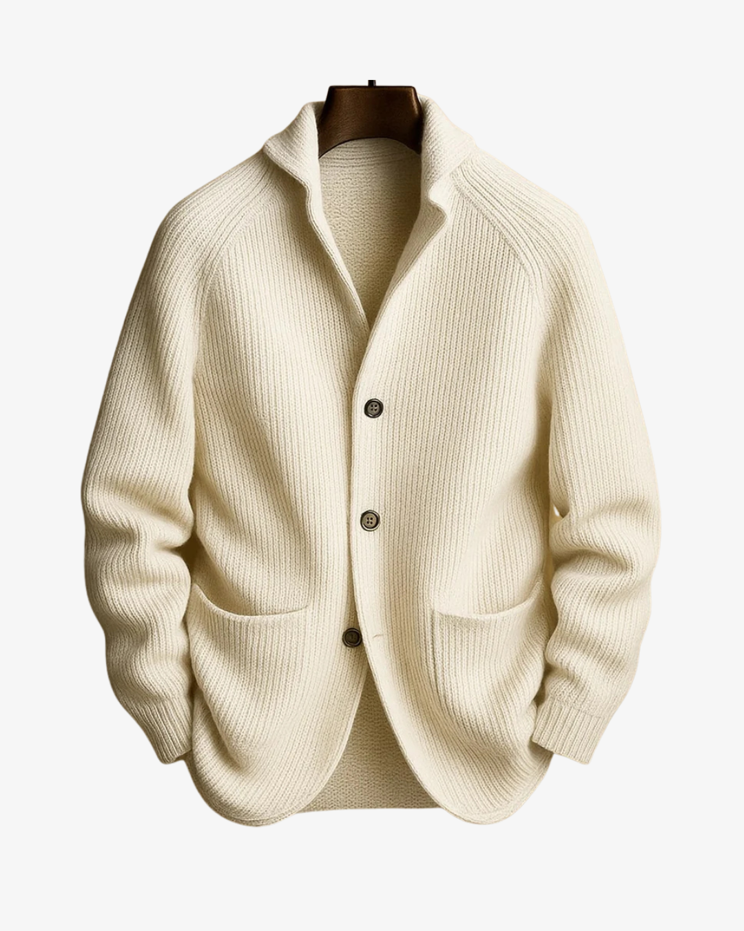 Lynx Black Cardigan | Button-Front Knit, Structured Fit 3
