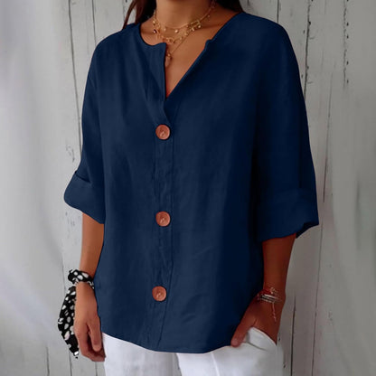 Mara Women's Blouse | Loose Fit, Breathable Summer Top 0