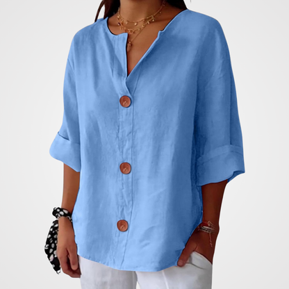 Mara Women's Blouse | Loose Fit, Breathable Summer Top 1