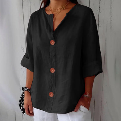 Mara Women's Blouse | Loose Fit, Breathable Summer Top 10