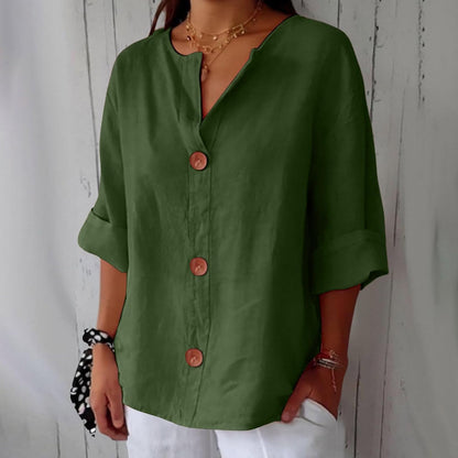 Mara Women's Blouse | Loose Fit, Breathable Summer Top 11